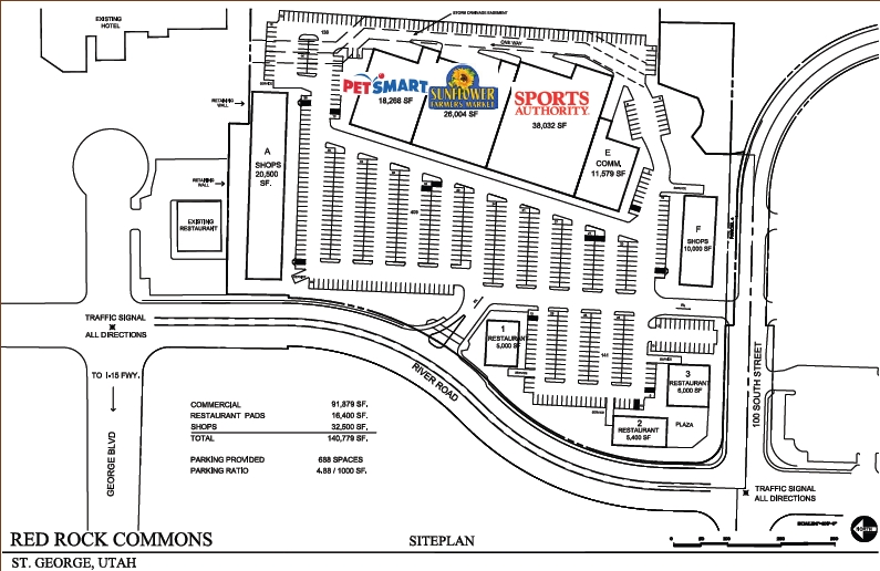 100 S River Rd, Saint George, UT à vendre - Plan de site - Image 1 de 1