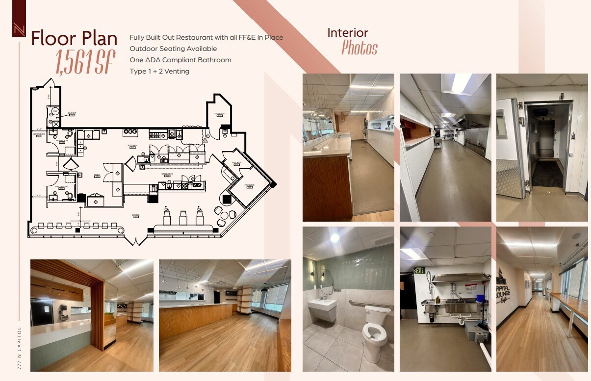 777 N Capitol St NE, Washington, DC à louer Plan d’étage- Image 1 de 1