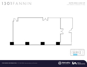 1301 Fannin St, Houston, TX à louer Plan d  tage- Image 2 de 2