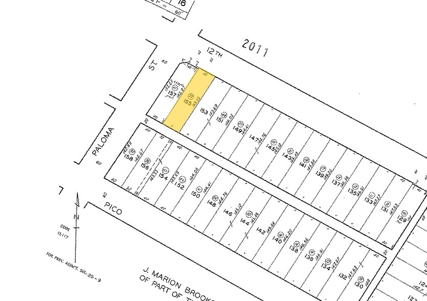 1104 E 12th St, Los Angeles, CA for sale - Plat Map - Image 2 of 2