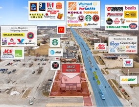 1306 N State St, Greenfield, IN - Aerial  map view - Image1