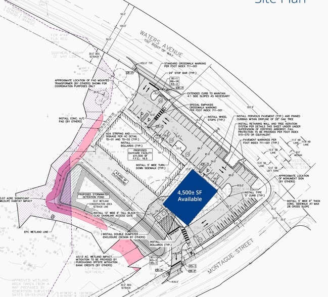 9660 W Waters Ave, Tampa, FL for lease - Site Plan - Image 1 of 2