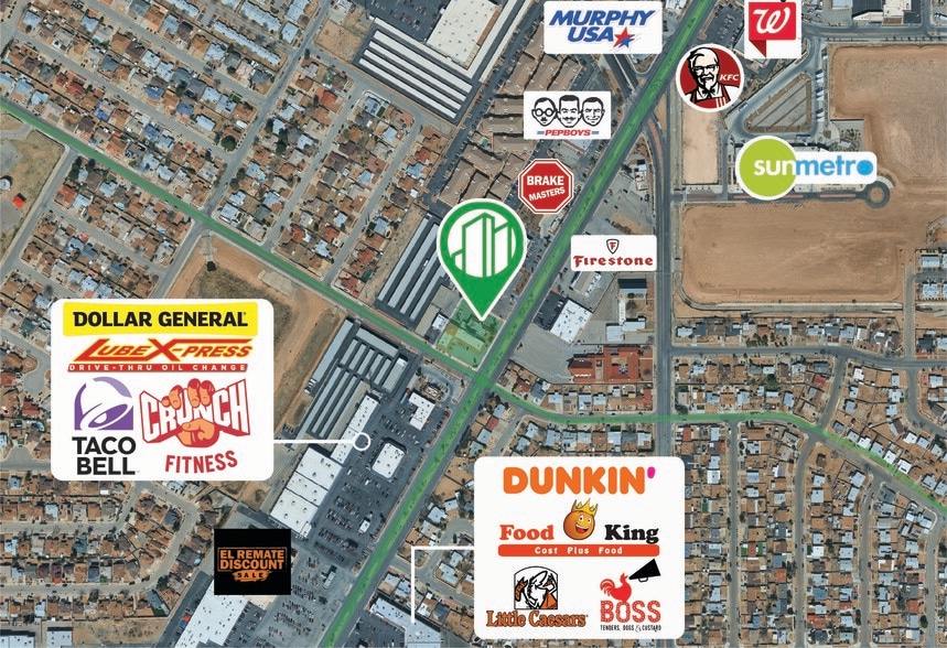 9201 Dyer St, El Paso, TX à louer - Photo du bâtiment - Image 3 de 13