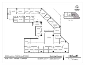3353 Peachtree Rd NE, Atlanta, GA à louer Plan d’étage- Image 1 de 1