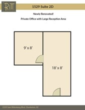 1525 Sam Rittenberg Blvd, Charleston, SC à louer Plan d’étage- Image 1 de 15