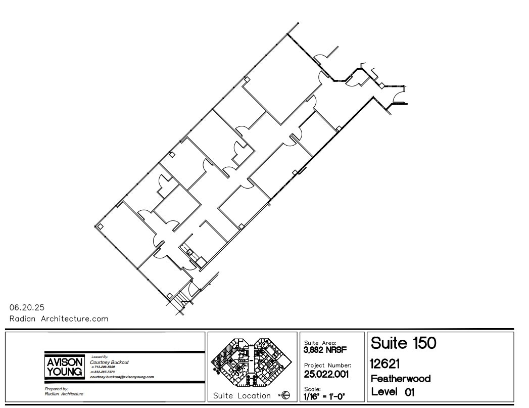 12621 Featherwood Dr, Houston, TX for lease Floor Plan- Image 1 of 1