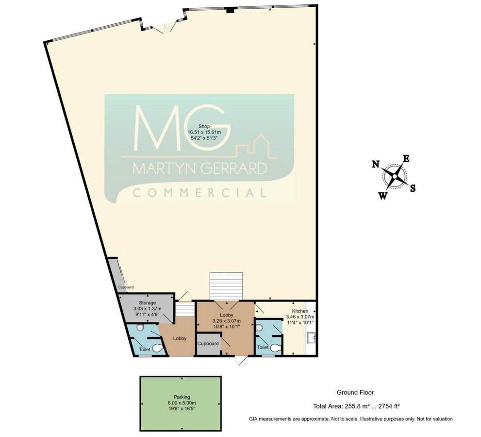 141-143 High St, Barnet, LND EN5 5UZ - Unité 3-5 Wellin -  - Plan d’étage - Image 1 of 6
