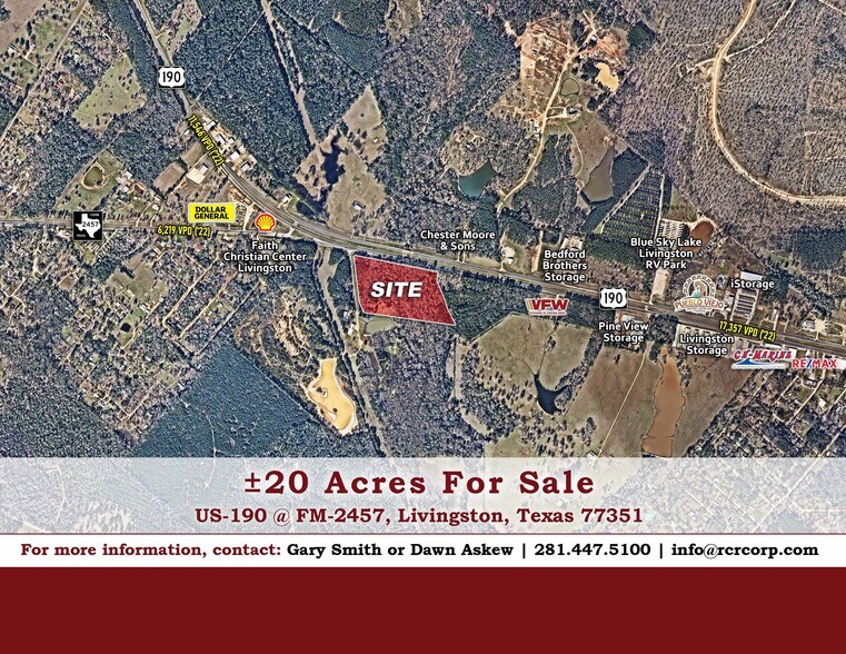 Hwy 190 Hwy, Livingston, TX for sale - Primary Photo - Image 1 of 1