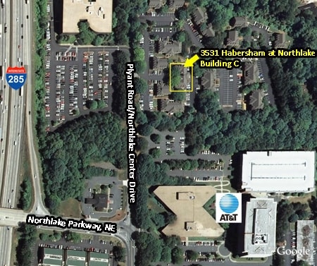 3530 Habersham At Northlake, Tucker, GA for lease - Aerial - Image 3 of 4