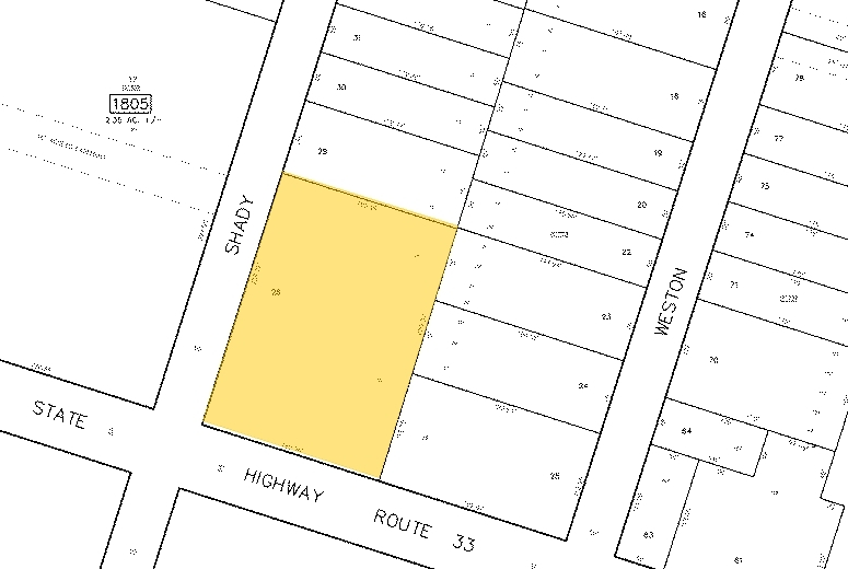 500 Route 33, Mercerville, NJ à vendre - Plan cadastral - Image 3 de 3