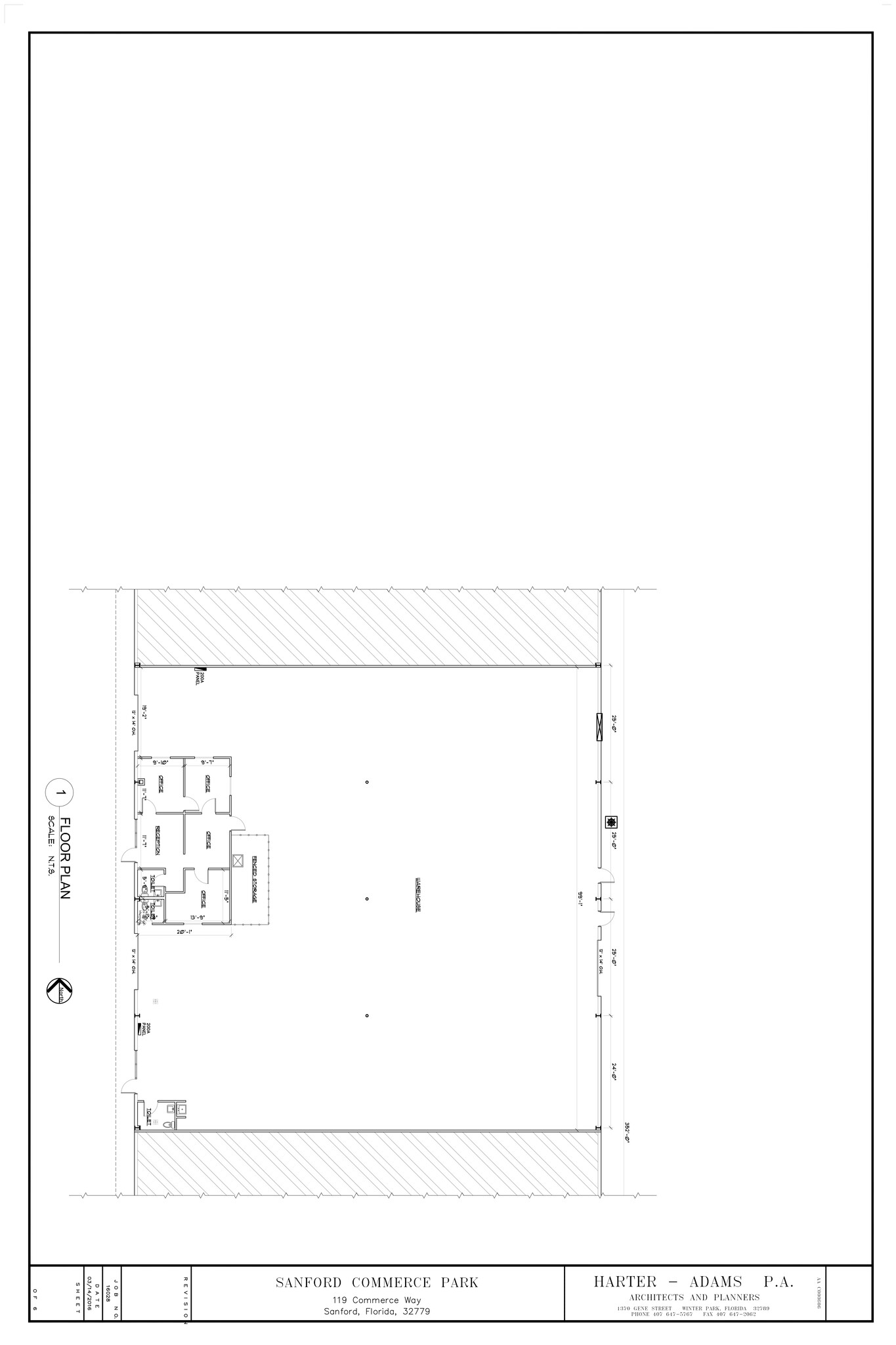 119 Commerce Way, Sanford, FL for lease Site Plan- Image 1 of 1