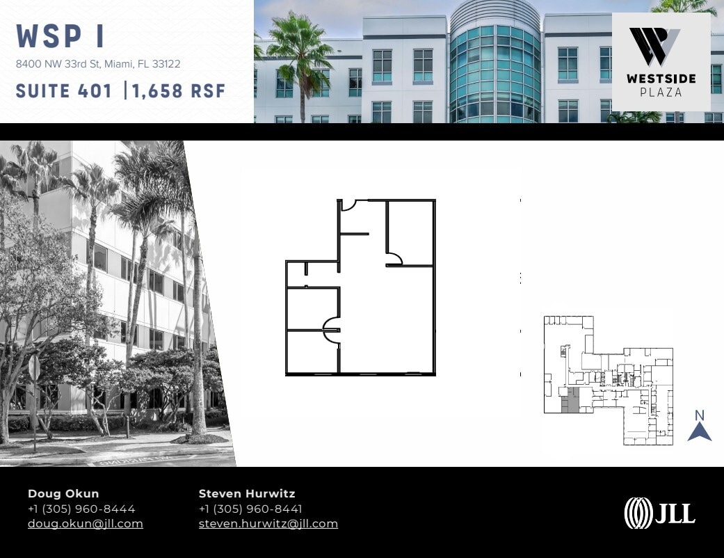 8200 NW 33rd St, Doral, FL à louer Plan d’étage- Image 1 de 1