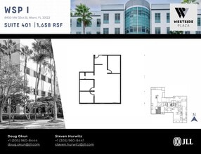 8200 NW 33rd St, Doral, FL à louer Plan d’étage- Image 1 de 1