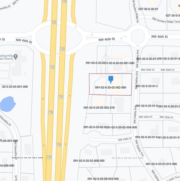 3607-3619 NW 46th St, Topeka, KS for lease - Plat Map - Image 3 of 3