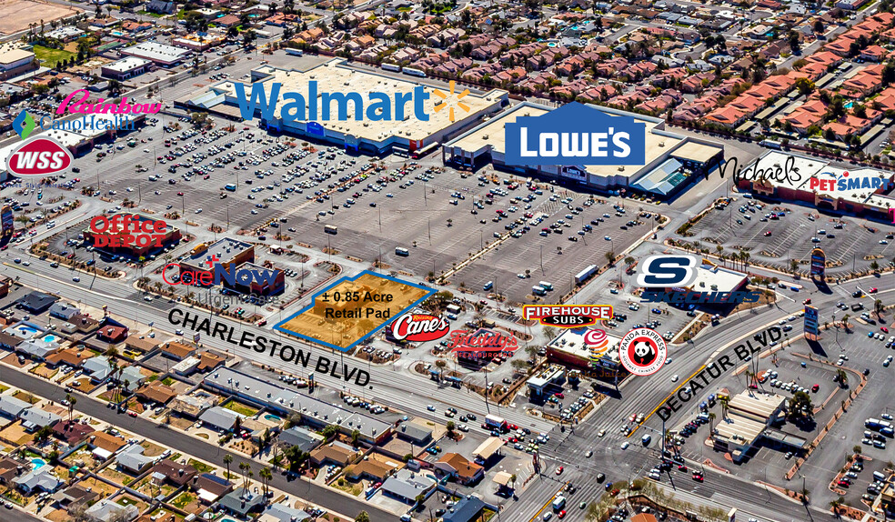 4605 W Charleston Blvd, Las Vegas, NV for sale - Aerial - Image 1 of 1