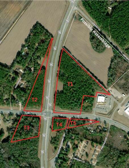 0 W Hwy 80, Dublin, GA à vendre - Aérien - Image 2 de 3