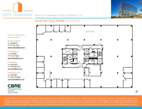 600 City Pky W, Orange, CA for lease Floor Plan- Image 1 of 1