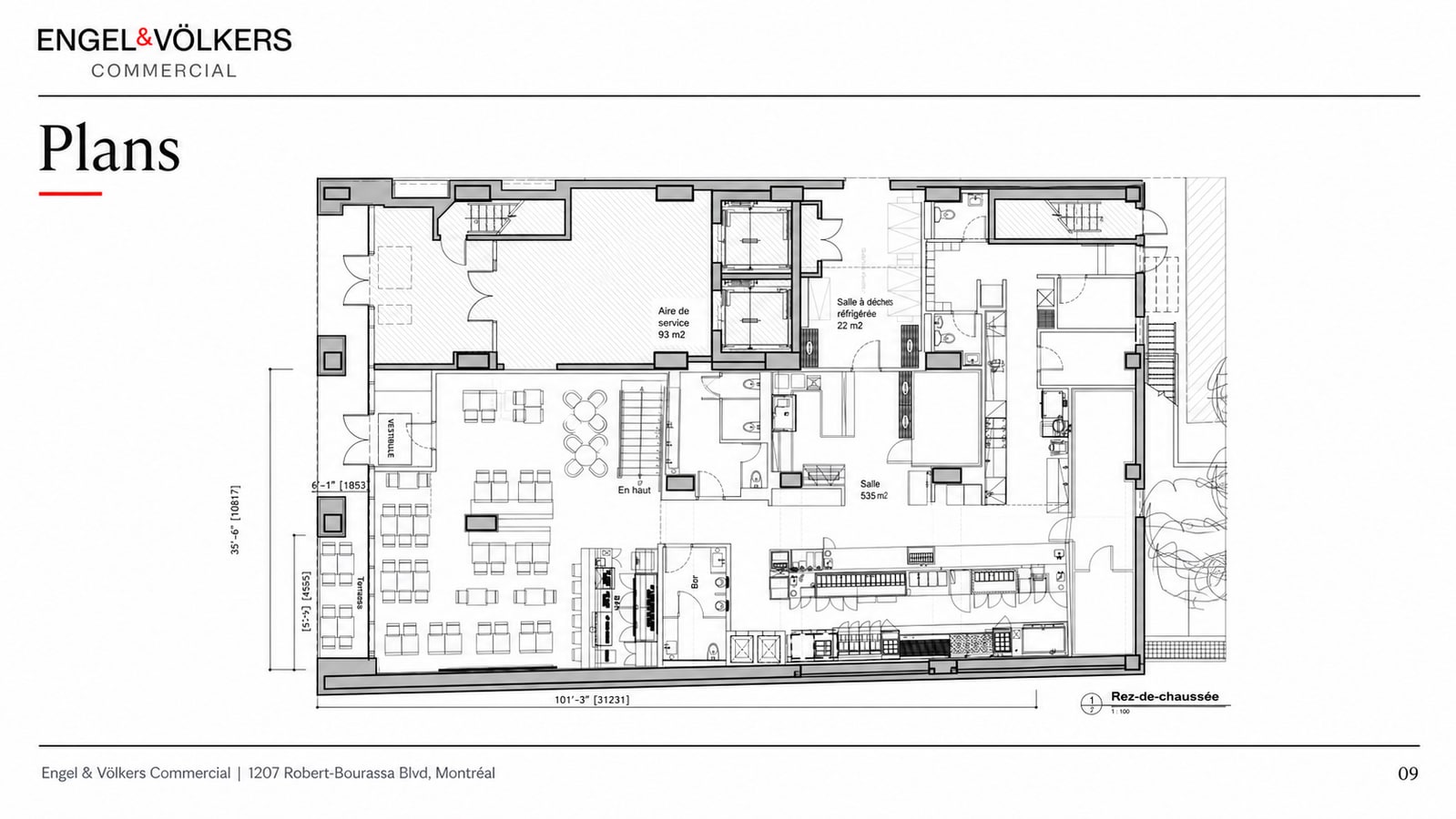 1207-1235 Boul Robert-Bourassa, Montréal, QC H3B 0C3 - Unité 1207 -  - Plan d’étage - Image 1 of 3
