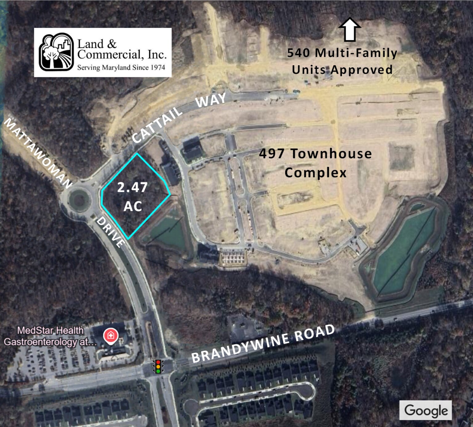 13901 Mattawoman dr, Brandywine, MD for sale Aerial- Image 1 of 5