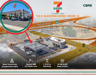 Plus de détails pour 722 N Blackstone Ave, Fresno, CA - Vente au détail à vendre