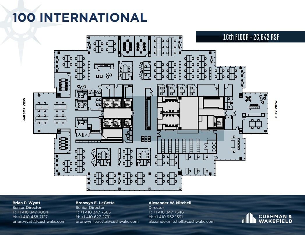 100 International Dr, Baltimore, MD for lease Floor Plan- Image 1 of 1