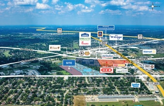 20817 Rhodes Rd, Spring, TX - AÉRIEN Vue de la carte