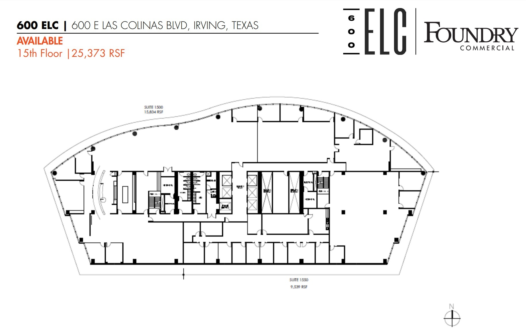 600 E Las Colinas Blvd, Irving, TX à louer Plan d  tage- Image 1 de 1