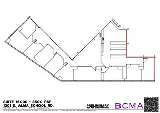 1201 S Alma School Rd, Mesa, AZ for lease Floor Plan- Image 1 of 1