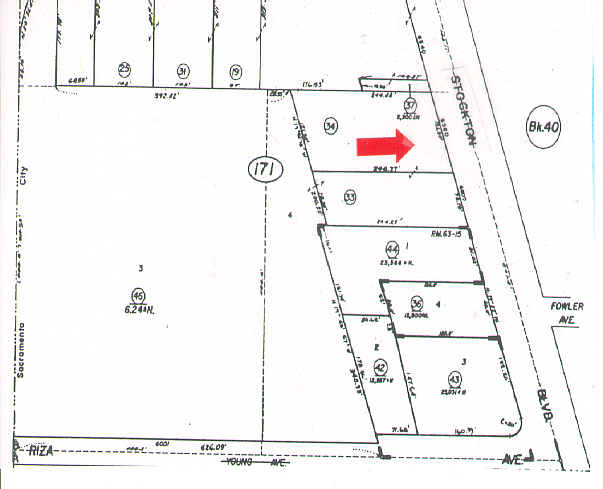 6590 Stockton Blvd, Sacramento, CA à vendre Plan cadastral- Image 1 de 1