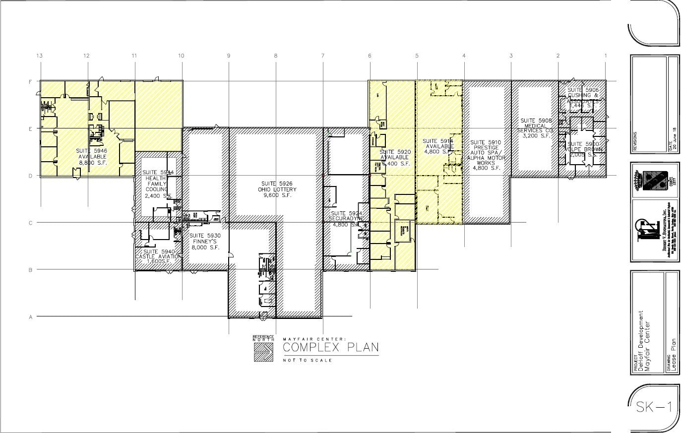 5900-5950 Mayfair Rd, North Canton, OH à louer Plan de site- Image 1 de 1