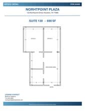 123 Northpoint Dr, Houston, TX for lease Floor Plan- Image 1 of 1