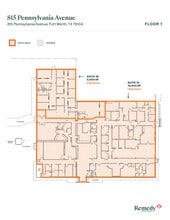 815 Pennsylvania Ave, Fort Worth, TX for lease Floor Plan- Image 1 of 1