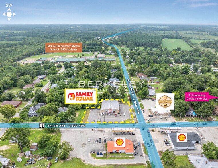100 W Tatum Ave, McColl, SC à vendre - Photo du bâtiment - Image 3 de 7