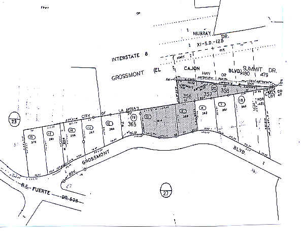 9461 Grossmont Summit Dr, La Mesa, CA à louer - Plan cadastral - Image 2 de 31