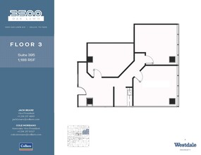 3500 Oak Lawn Ave, Dallas, TX à louer Plan d  tage- Image 1 de 1