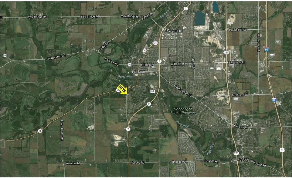 12533 Wagon Wheel Rd, Rockton, IL for lease - Aerial - Image 2 of 2