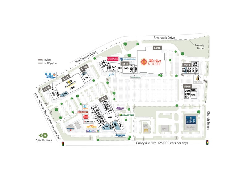 5605 Colleyville Blvd, Colleyville, TX for lease - Site Plan - Image 3 of 26