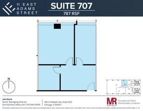 11 E Adams St, Chicago, IL for lease Floor Plan- Image 1 of 4