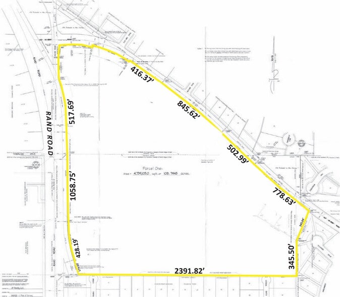 N Old McHenry & HWY 12, Hawthorn Woods, IL for sale - Plat Map - Image 1 of 9