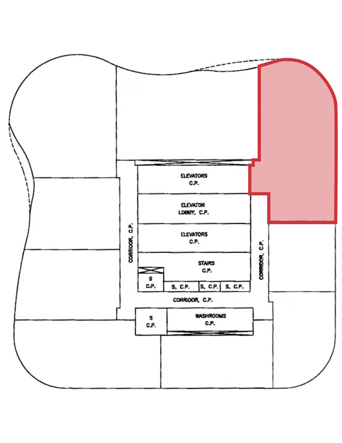 320 Granville St, Vancouver, BC V6B 0G5 - Unit 710 -  - Floor Plan - Image 1 of 1