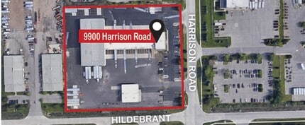 9900 Harrison, Romulus, MI for lease Aerial- Image 2 of 4