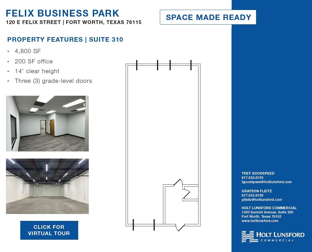 100 E Felix St, Fort Worth, TX for lease Interior Photo- Image 1 of 1