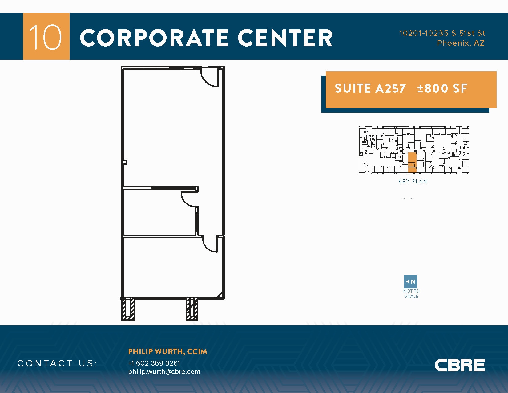 10201 S 51st St, Phoenix, AZ for lease Floor Plan- Image 1 of 1