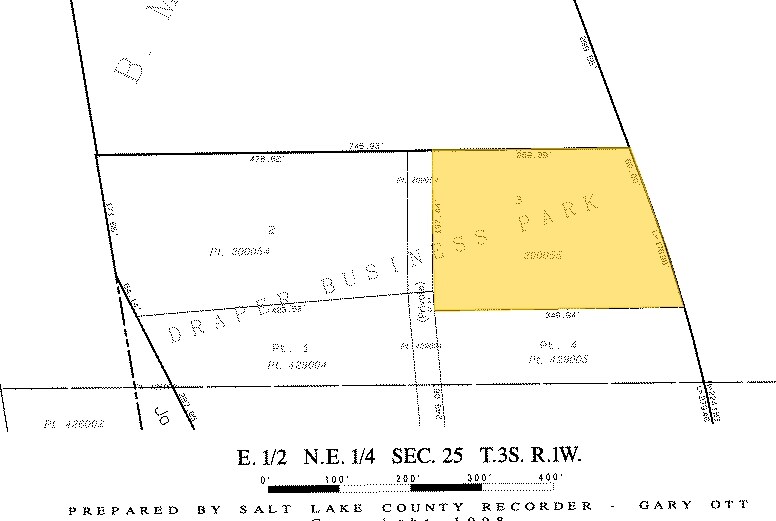 12159 S Business Park Dr, Draper, UT for sale - Plat Map - Image 3 of 4
