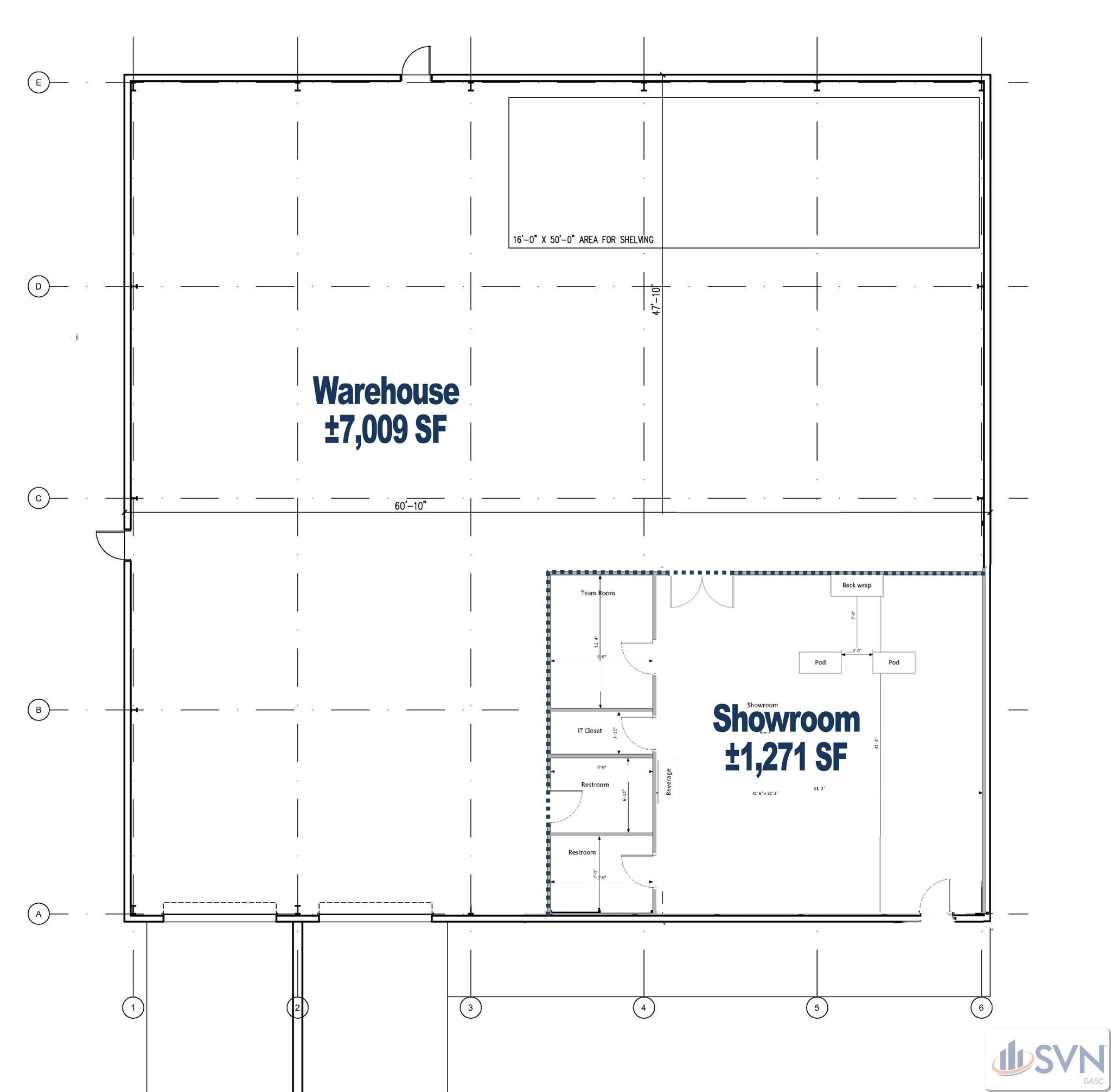 36 W Chatham Ct, Garden City, GA for lease Floor Plan- Image 1 of 11