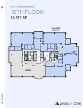 8401 Greensboro Dr, McLean, VA à louer Plan d’étage- Image 1 de 1