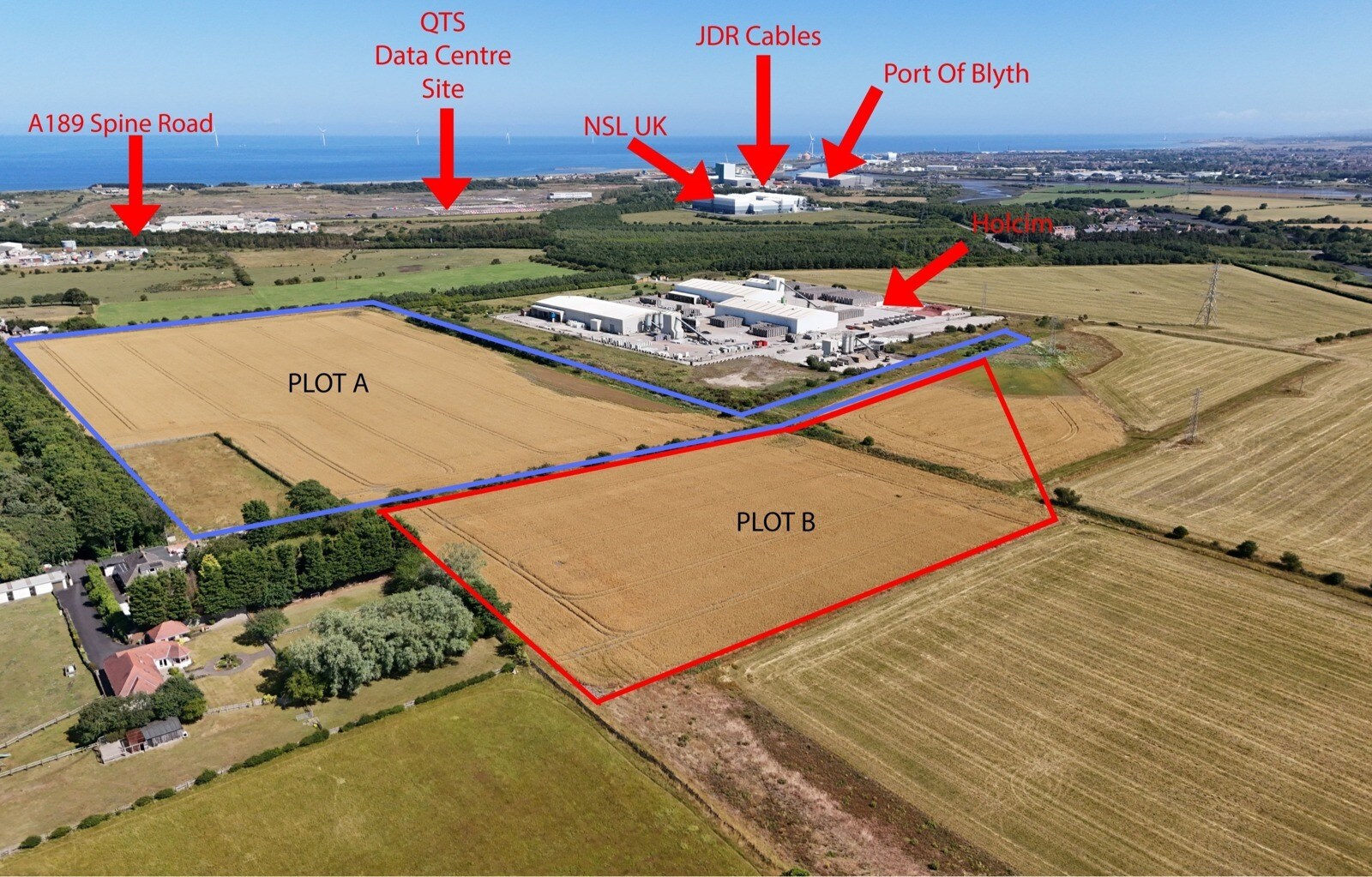 Land to the West of Brock Ln, Bedlington à vendre Photo du bâtiment- Image 1 de 2