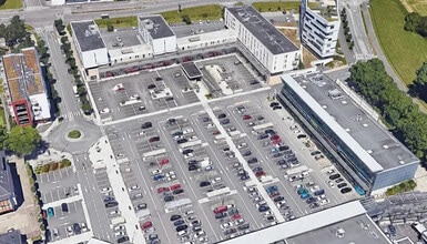 Rennes, IEV - Aerial map view