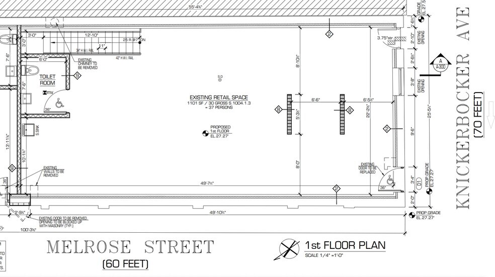 169 Knickerbocker Ave, Brooklyn, NY à louer - Plan d’étage - Image 2 de 2