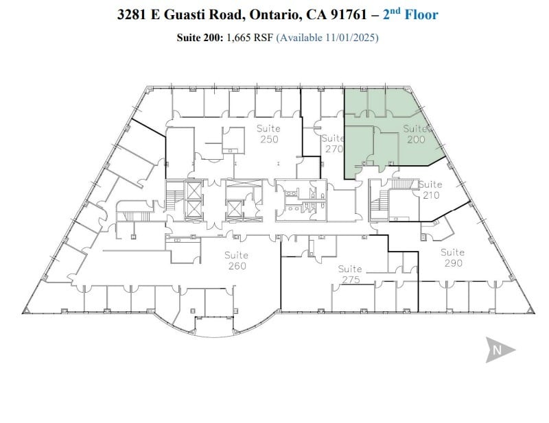 3281 E Guasti Rd, Ontario, CA for lease Floor Plan- Image 1 of 1
